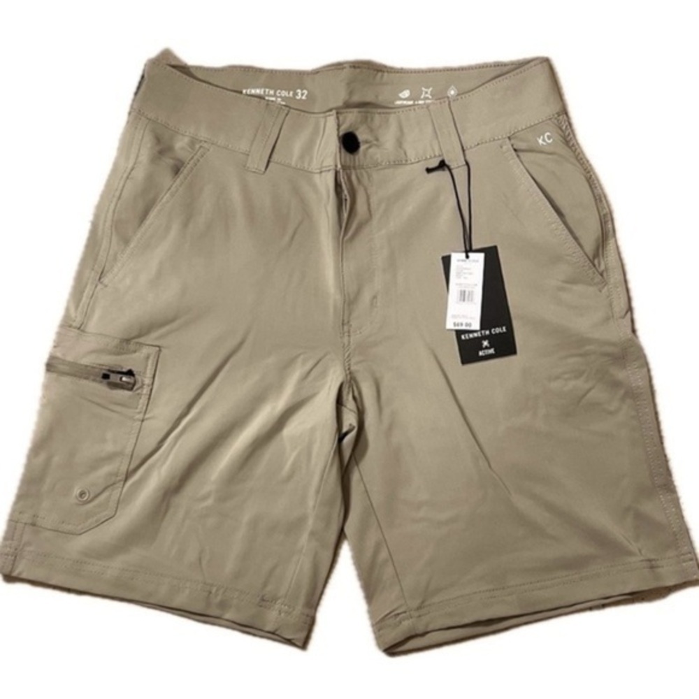 Kenneth Cole Men’s Active Khaki Shorts